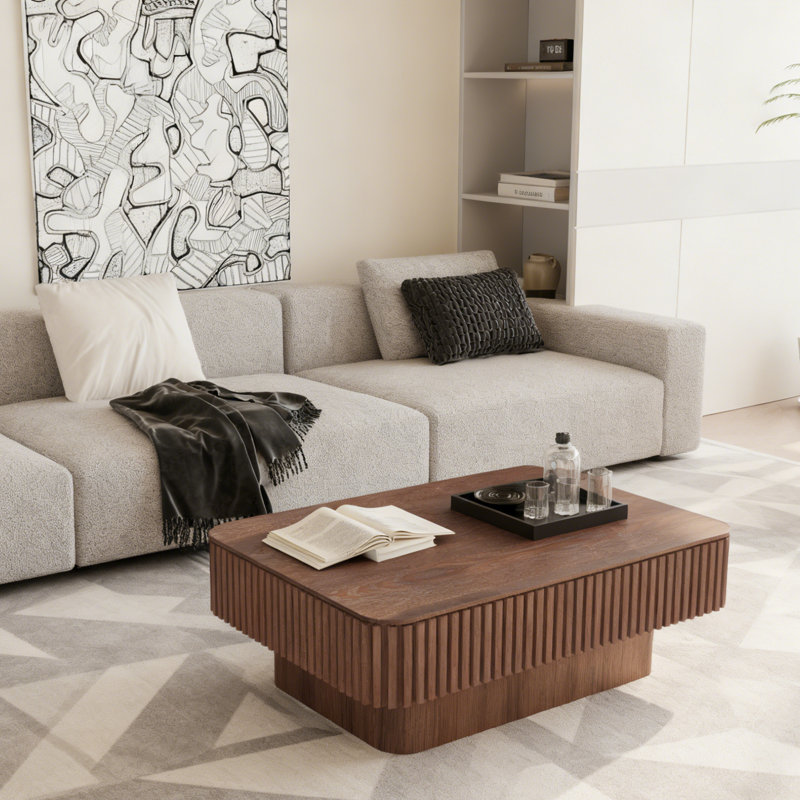 Table basse 38,6 po, Noyer