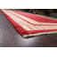 Tapis décoratif rouge/beige en laine de conception unique 6 pi 8 po x 8 pi 2 po noué à la main New Age