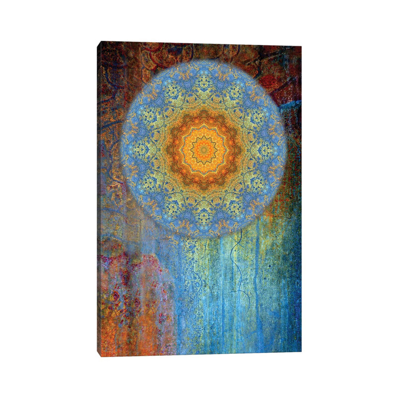 Azuma Mandala by LuAnn Ostergaard - Print on Canvas, Wrapped Canvas, 20.32 cm H x 30.48 cm W
