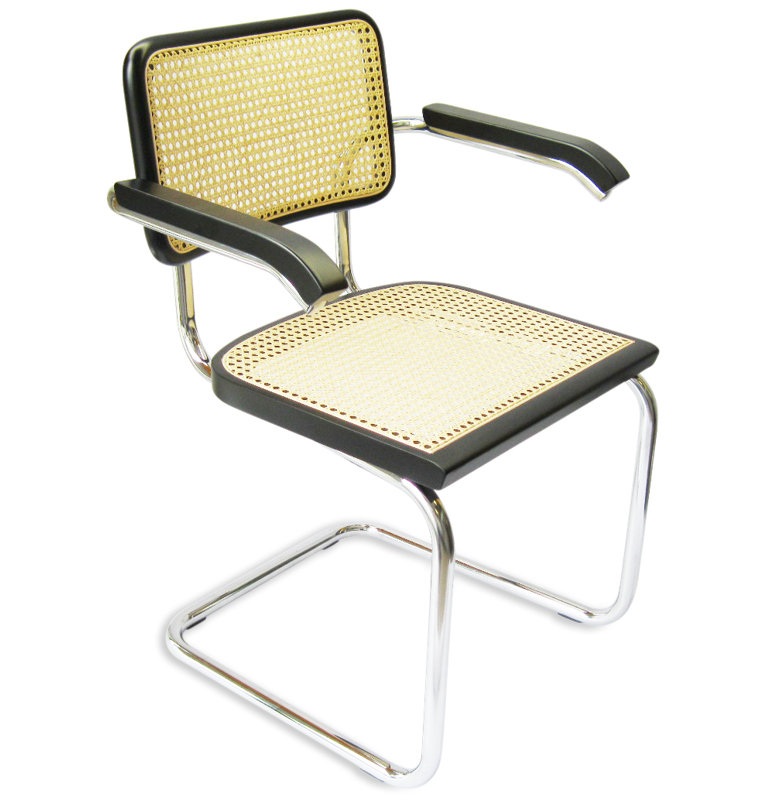 Fauteuil Cesca Cane, Noir