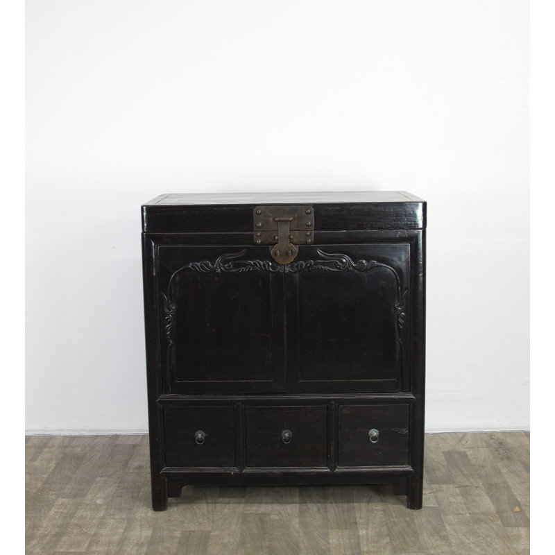 Solid Wood Accent Cabinet