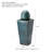Ferrigno Weather Resistant Column Fountain with Light-2138023805