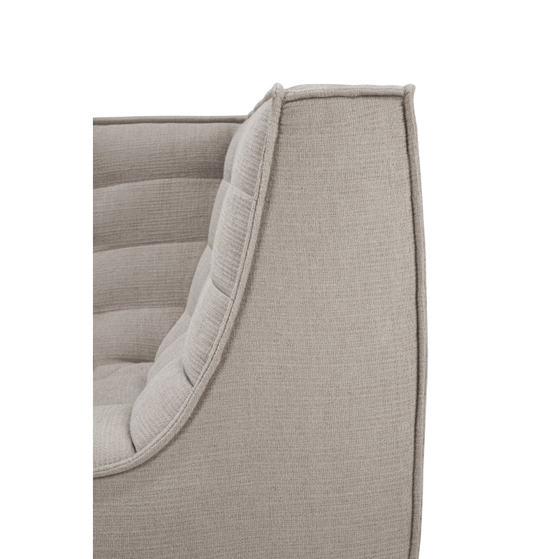 N701 Corner Wedge, Ecru Eco Cotton Blend