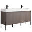 Meuble-lavabo double 60 po Ebord Designs Yordana Ebern Designs-190247037-190247035