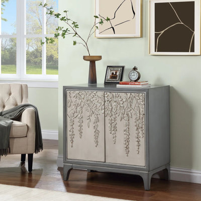 Stevensville Grey Two Door Cabinet