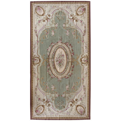 Aubusson One-of-a-Kind 6'6" X 13'4" Area Rug