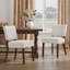 Upholstered Solid Wood Parsons Side Dining Chair-1740240080