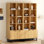 Bibliothèque à 4 niveaux H 70,9 po x l 28,34 po avec armoire de rangement (ensemble de 2)