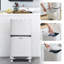 Calel Plastic Step On Kitchen Trash Can - 48L