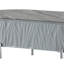 Table basse grise et brillante grise