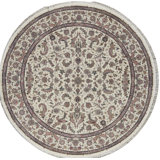 Hand Woven Silk and Wool Oriental Area Rug