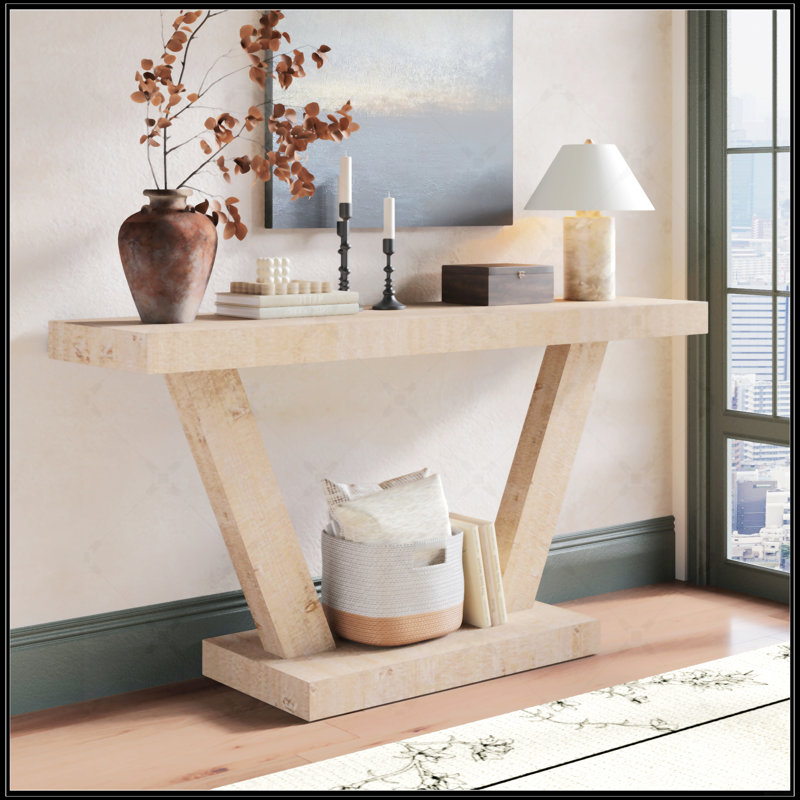 Banc de 60 pouces en bois vieilli avec rangement à 2 niveaux, design rustique pour les couloirs et les salons