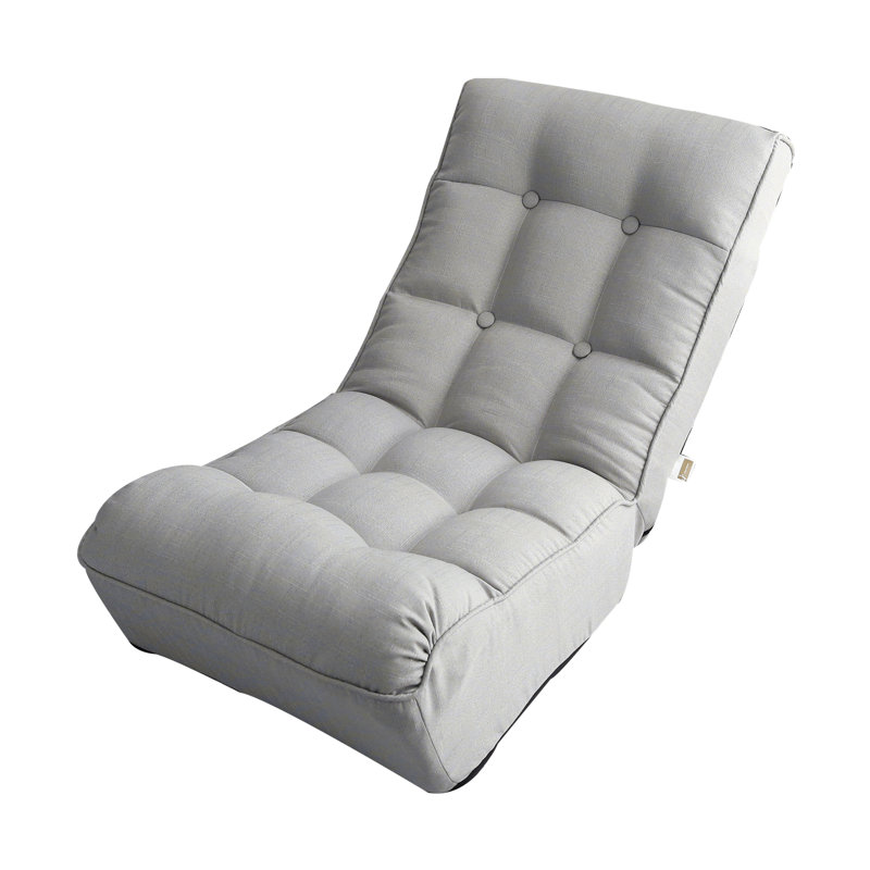 Canapé simple inclinable paresseux, Lin gris
