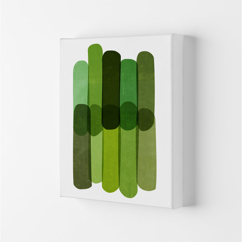 Green Abstract - Print, No Frame, 59cm H x 42cm W x 1cm D