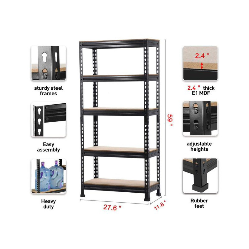 Étagère Liamalexander H 59,1 po x l 27,6 po x P 11,8 po