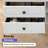 84'' Wall Mounted Double Bathroom Vanity Base Only