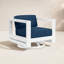 Newport Outdoor Swivel Armchair-750341270