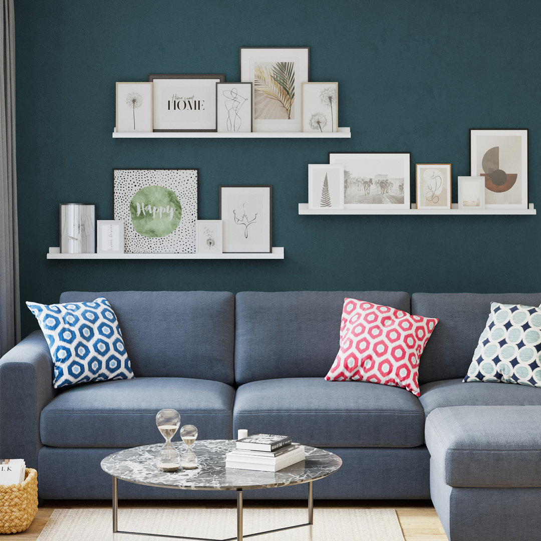 Daizah 3 Piece Picture Ledge Wall Shelf (Set of 3) Latitude Run® 