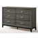Commode double 6 tiroirs avec miroir Aarit