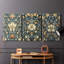 Ensemble de toiles tendues avec châssis de la meilleure collection de la collection Homure de William Morris de Morris Morris - Prêt à être accroché-2091289706