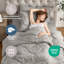 Ensemble d'édredon plissé avec draps Bed-in-a-Bag-103134071-103134072