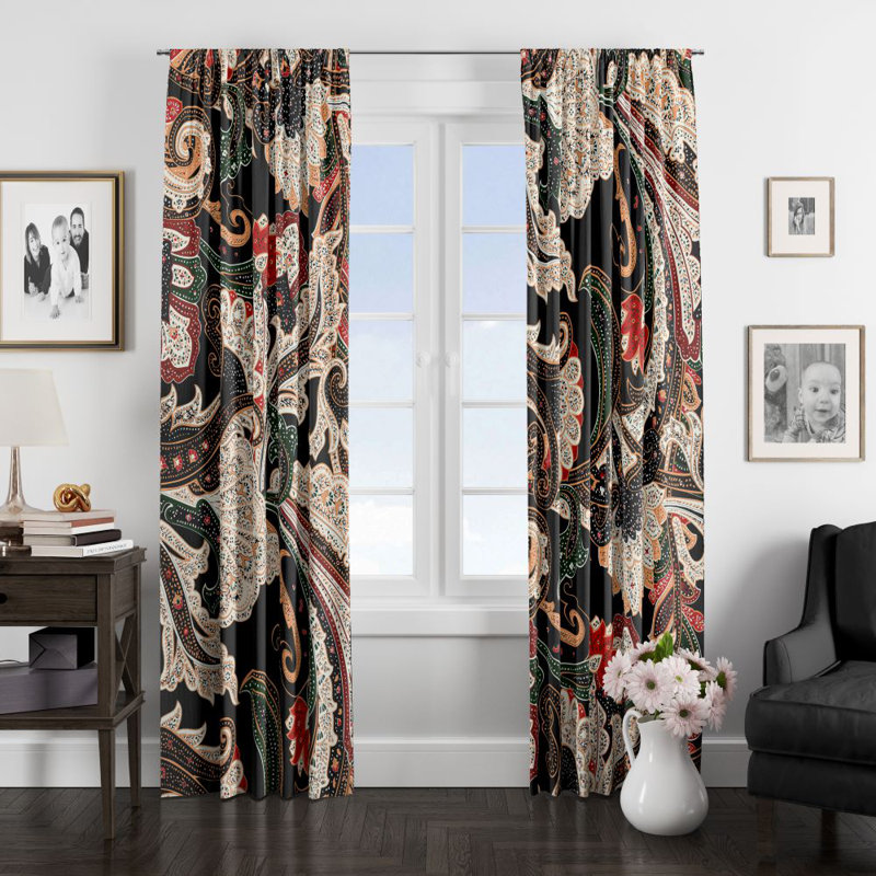 Semi Sheer Curtain Pair, 20" W x 61" L