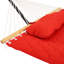 Hamac avec barre d'écartement en polyester pour 2 personnes avec support Quilted Designs - Rouge-24261069