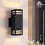 Adeen 12" Modern Outdoor Wall Light In 2 Lights With Aluminum