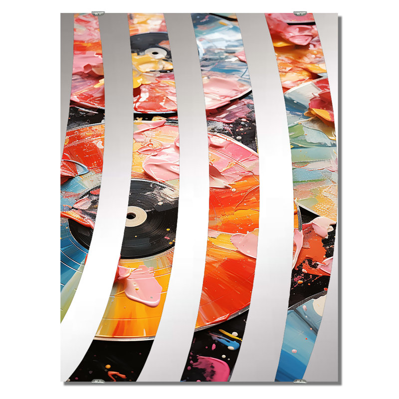Geovonnie - Miroir mural à disques compacts MIR133154, 40 po x 30 po