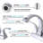Centerset 2-handle Bathroom Faucet with Drain Assembly-91695205