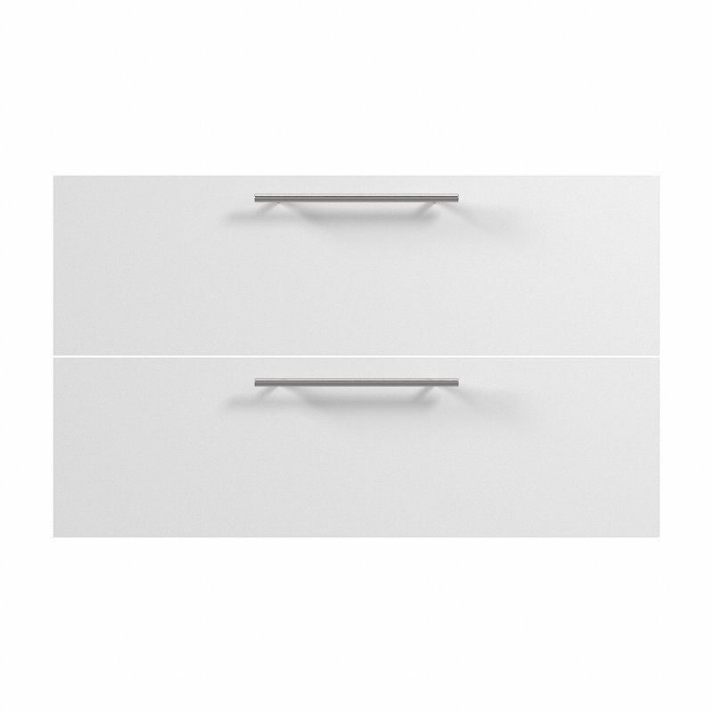 Ailed 2 Drawer Set for 30W Shelving Unit, White
