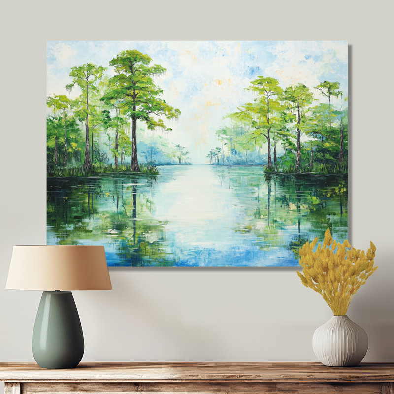 Décoration murale Caddo Lake - Texas, 12" H x 20" W, Wrapped Canvas, Does Not Apply
