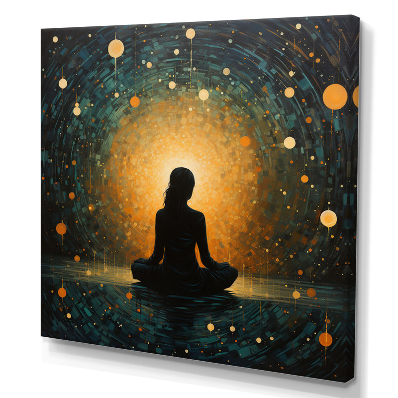 «Yoga In Stillness» sur impression sur toile, H 30 po x l 30 po x P 1 po