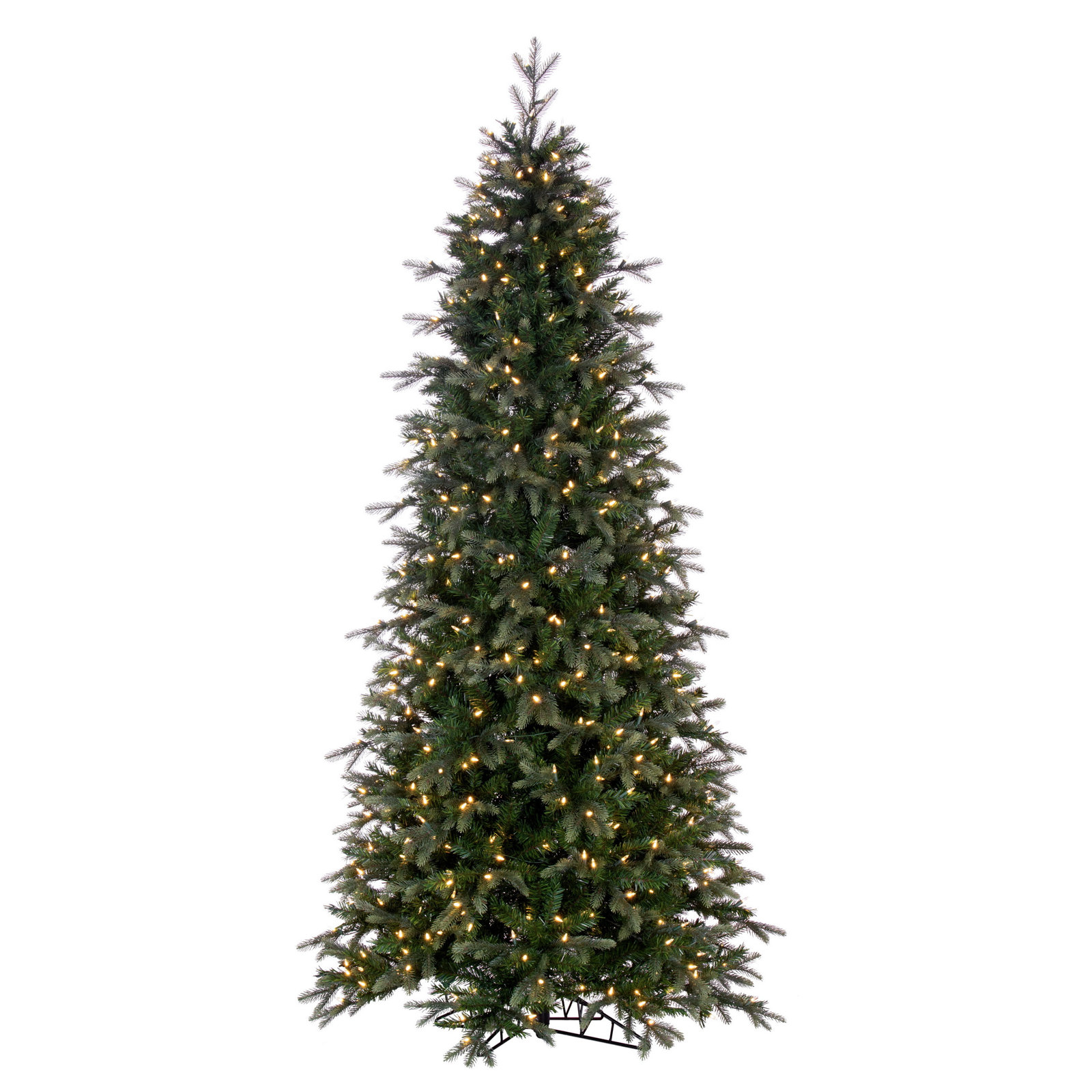 7.5' Lighted Artificial Pine Christmas Tree
