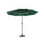 Parasol d'extérieur à 3 étages 9 pi 9 pi, foncé - 100% parapluie pour la cour-526373098-526373099