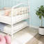 Lit de jour simple Fox avec lit gigogne simple, blanc-915136129