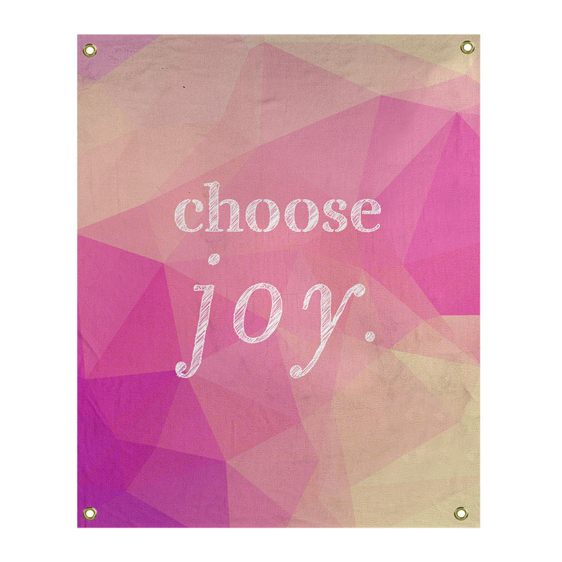 Tapisserie de polyester, choix d’un faux-plaisir sur le témoignage, H 36 po x l 26 po, Diamant rose