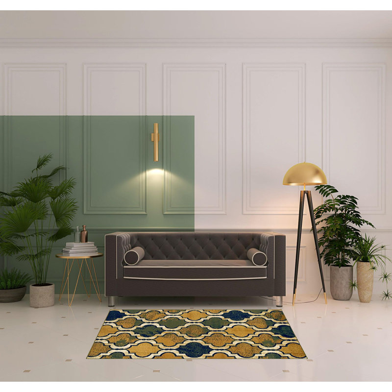 Jcion Moroccan Indoor Rug, Rectangle 4' x 6'