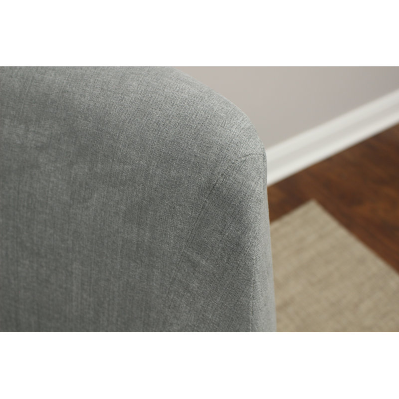Chaise d'appoint Alizae, Gris, Or