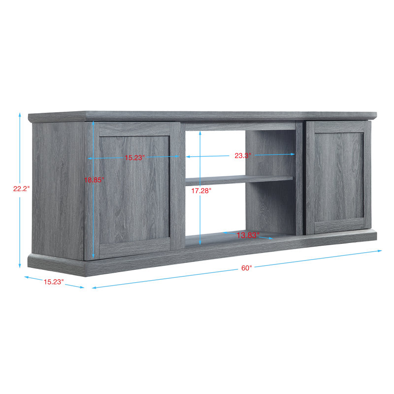 Antionette TV Stand for TVs up to 56", Gray