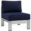 Ensemble de canapé modulaire d'extérieur en aluminium 6 pièces Shore-23593035