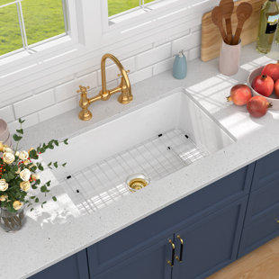 Ceramic Drop-In/Undermount Kitchen Sink
