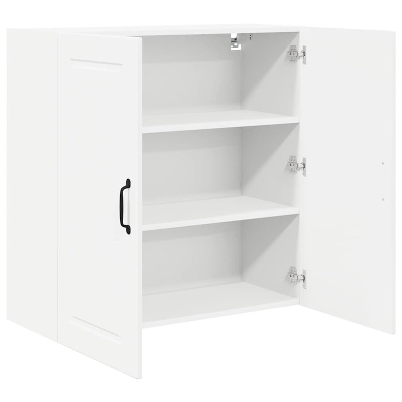 Vidaxl Kitchen Wall Cabinet With Shelf Grey Sonoma 60 X 31 X 80 Cm, White, 80cm H x 80cm W x 31cm D