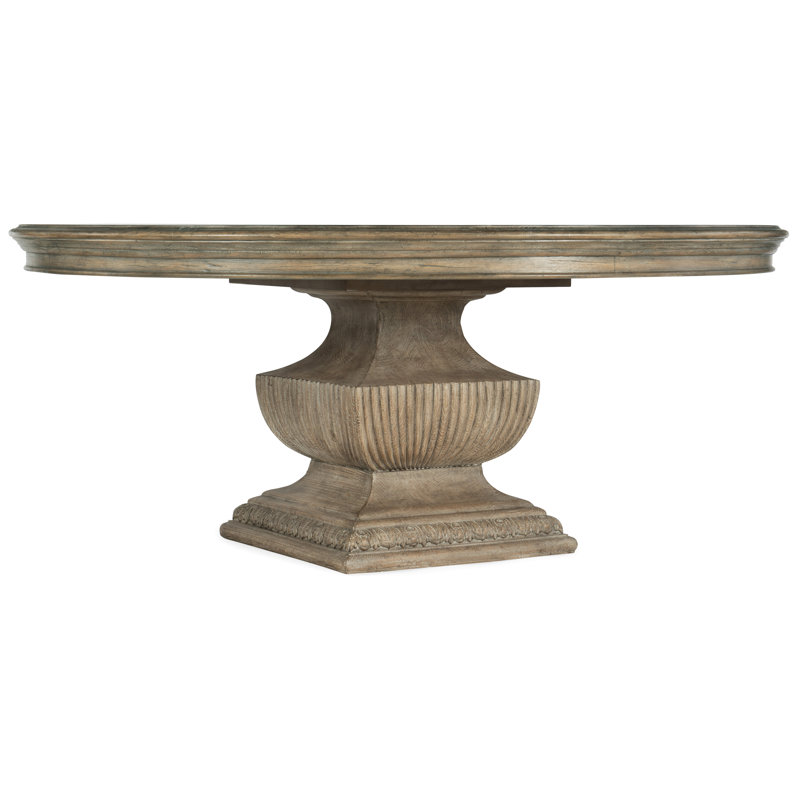 Castella Antique Slate 72" Reclaimed Wood Round Dining Table