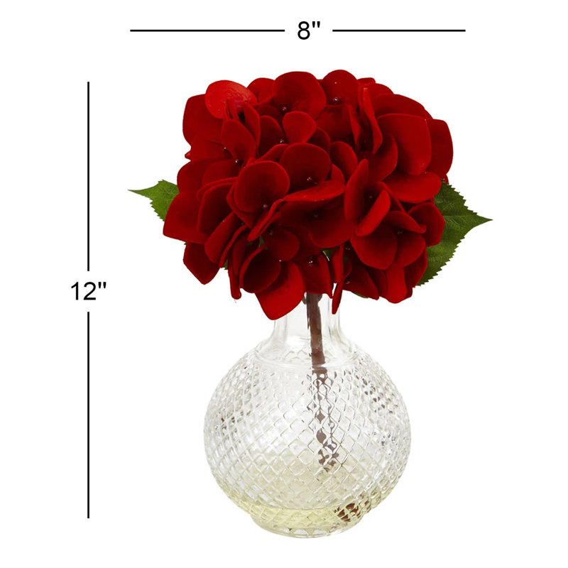 Hydrangea Arrangement in Vase