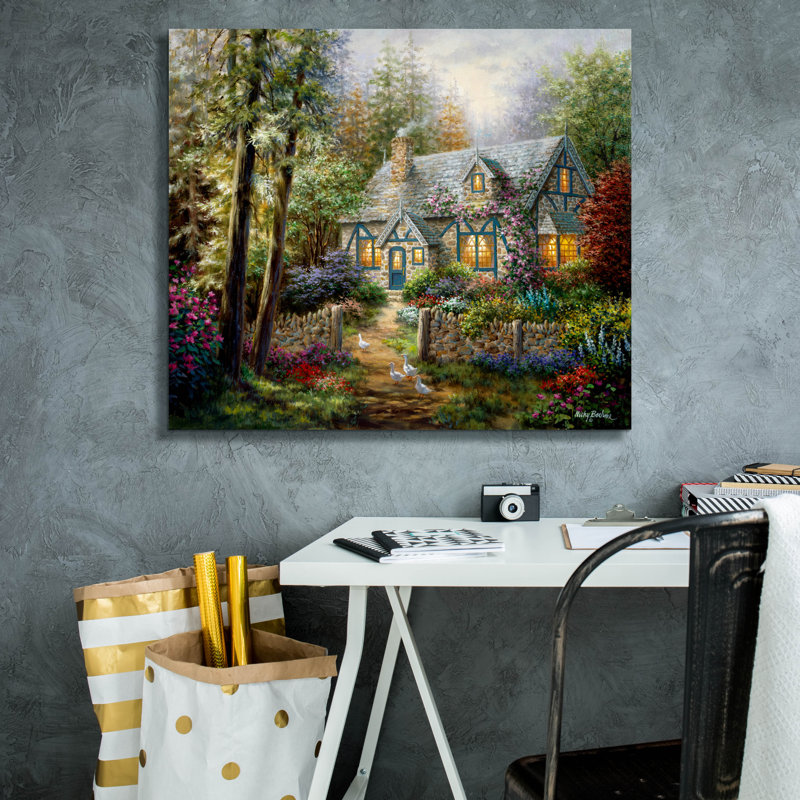  «A Country Gem» par Nicky Boehme, art mural sur toile, 30 po x 26 po, H 26 po x l 30 po