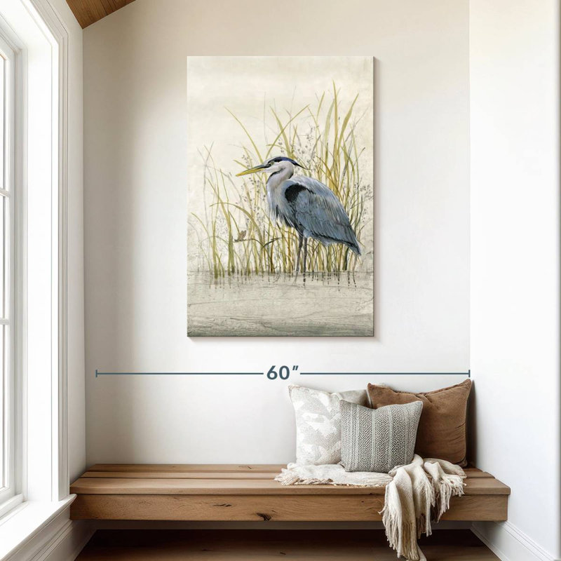 Brampt Heron Sanctuary II, H 45 po x l 30 po