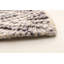 Tapis gris en laine tressé à la main Elkton