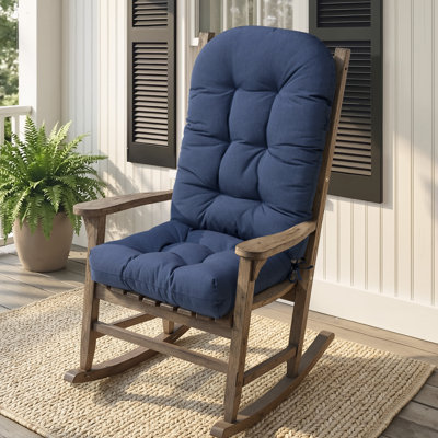 Coussin de siège / dossier intérieur et extérieur de 30 po de hauteur pour chaise Adirondack