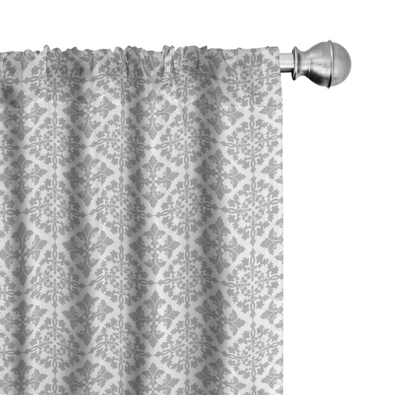 Semi-Sheer Rod Pocket Curtain Panels, 28" x 95"